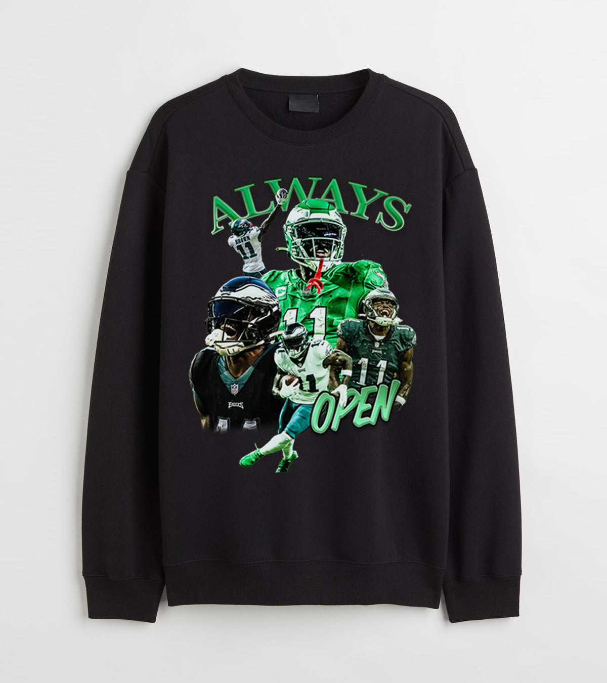 AJ Brown X Pulp Phiction Always Open Sweatshirt