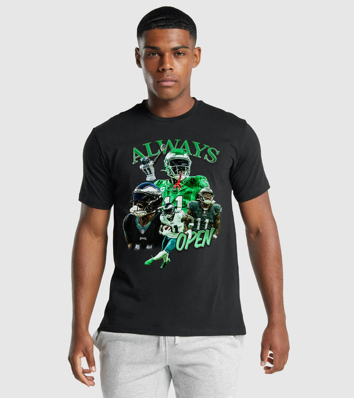 AJ Brown X Pulp Phiction Always Open Tee