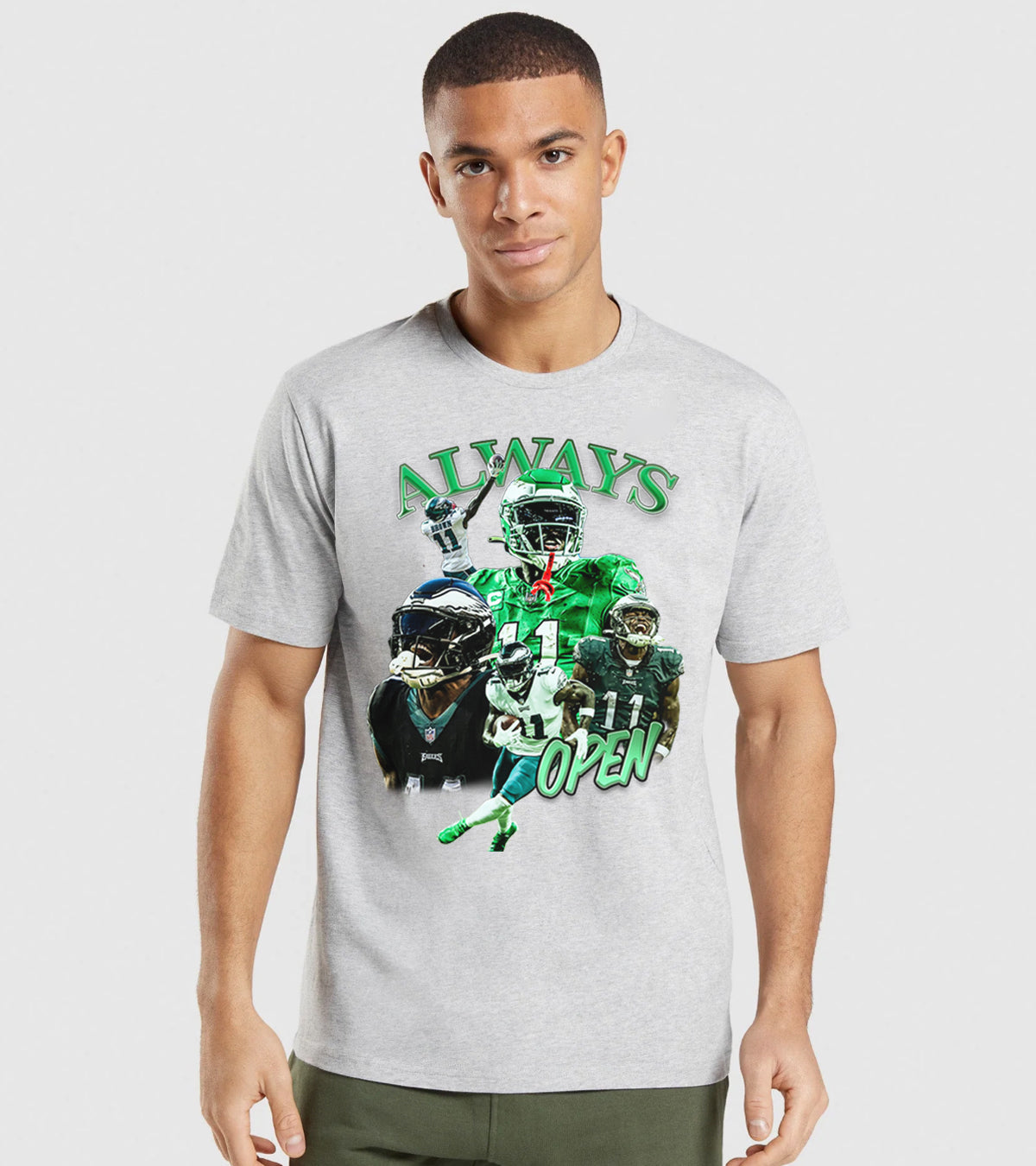 AJ Brown X Pulp Phiction Always Open Tee