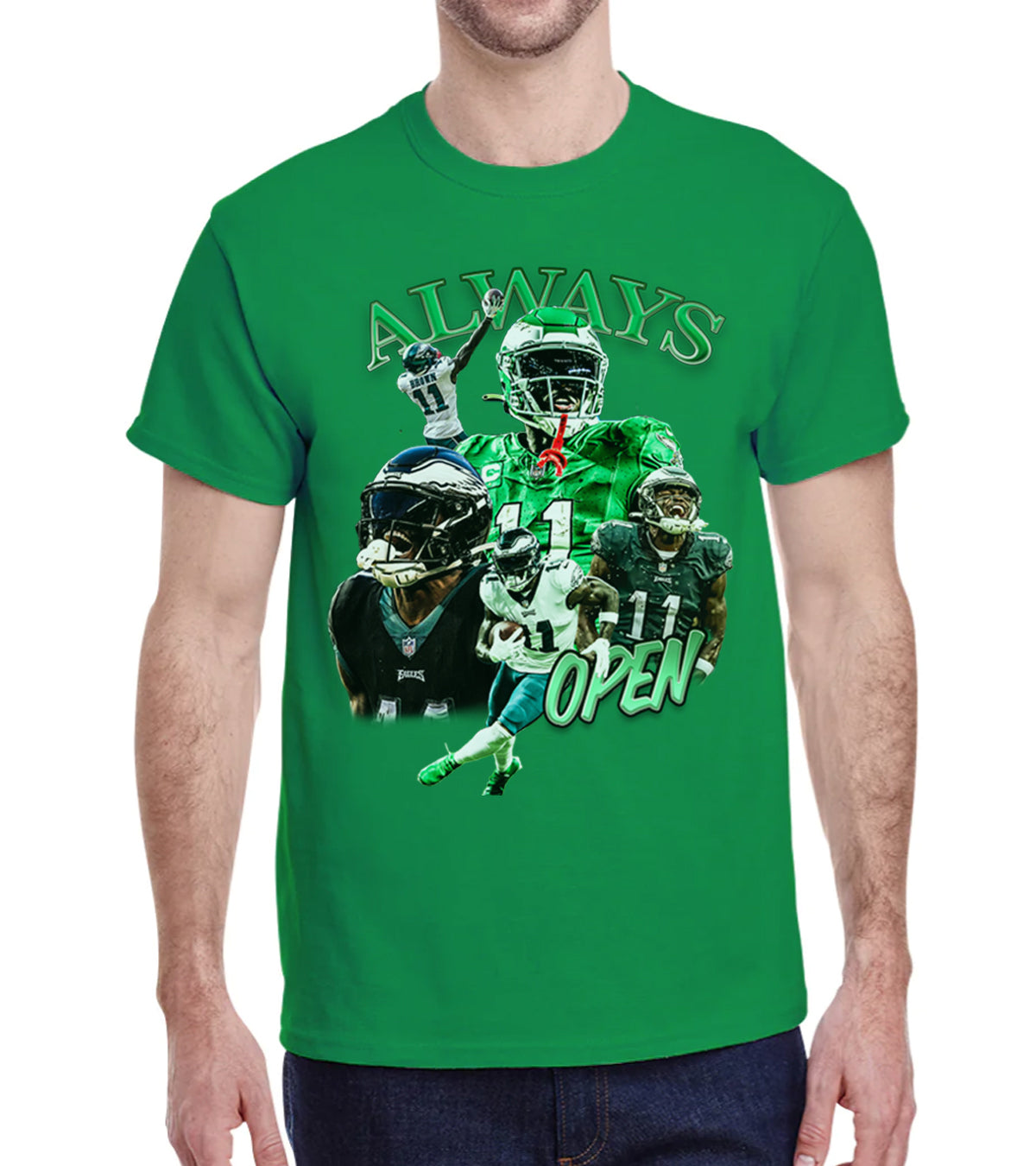 AJ Brown X Pulp Phiction Always Open Tee