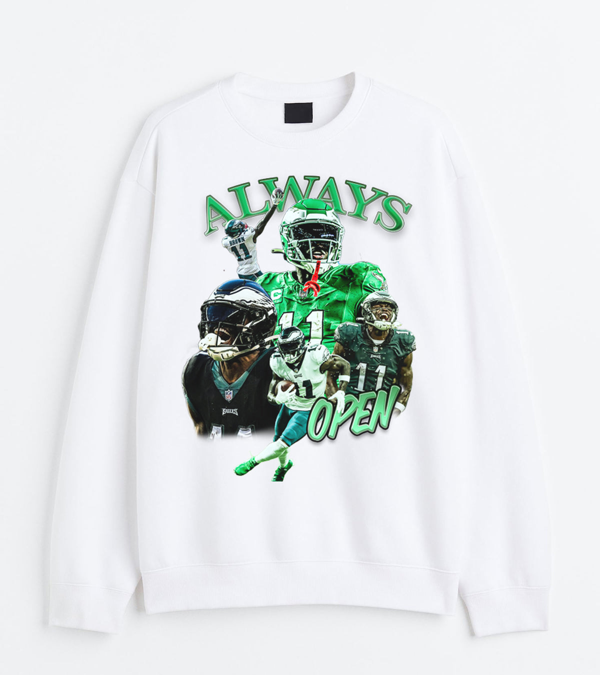 AJ Brown X Pulp Phiction Always Open Sweatshirt