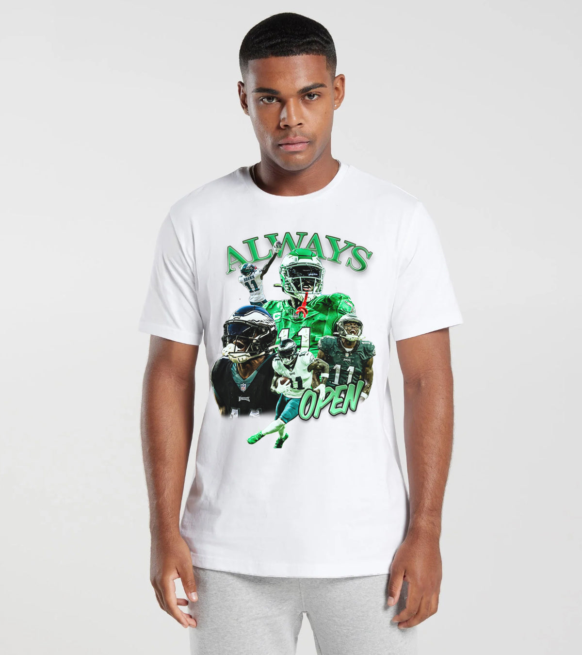 AJ Brown X Pulp Phiction Always Open Tee