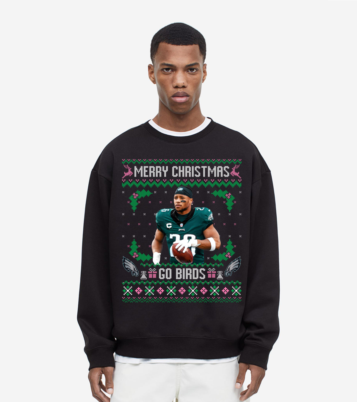 Ugly Sweater Saquon Barkley